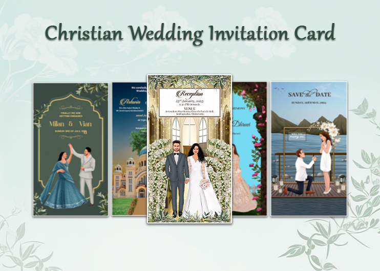 Best Christian Marriage Invitation Card